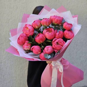 15 шикарных пионов в оформлении