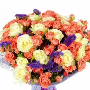 Букет из роз "Время любить"